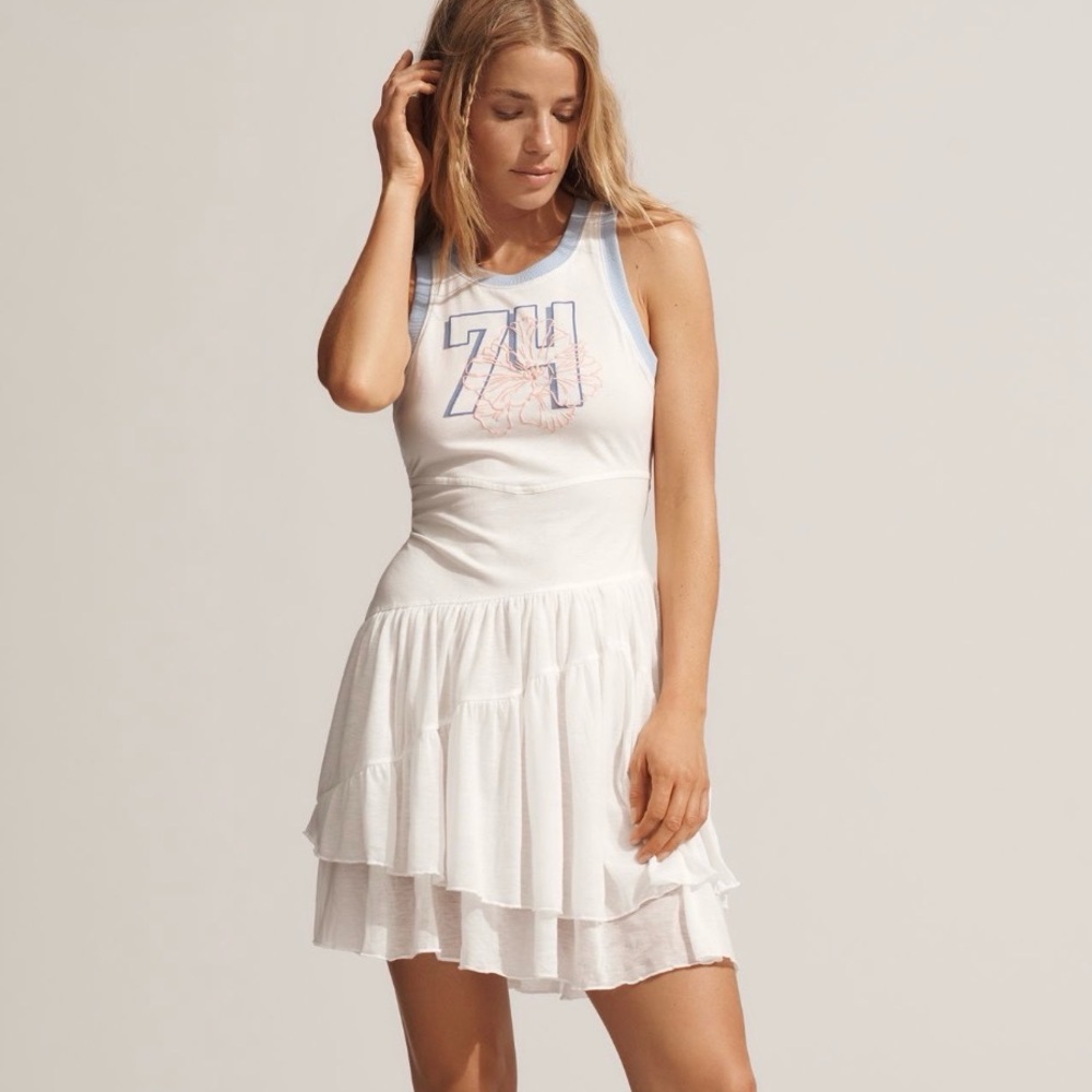 NWT Anthropologie Daily Practice Varsity Sleeveless Tank Dress S
